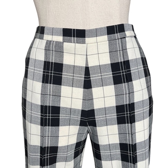 Baum Und Pferdgarten Naleen Tailored Trousers in Ivory & Black Check Size: 4 - Picture 5 of 14